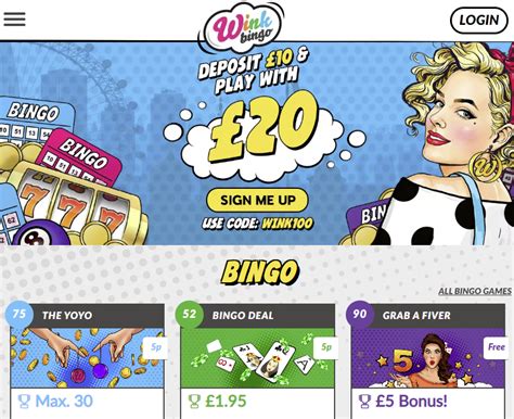 wink bingo 100 games|Get £20 in Bingo Bonus & £20 in Games, With £10 Deposit .